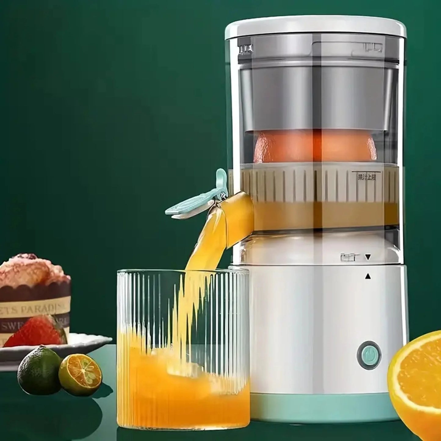 1PC Electric Juicer Orange Juice Juicer USB Rechargeable Citrus Lemon Juicer Wireless Fruit Blender Automatic Fresh Juicer