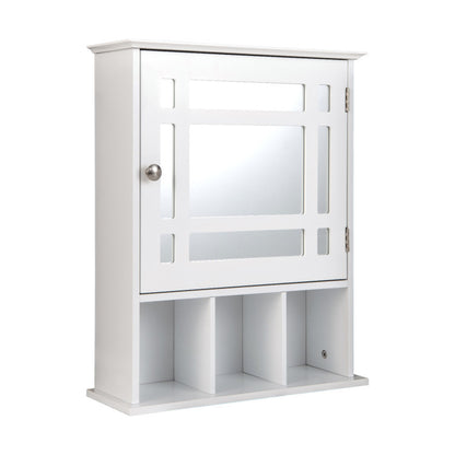 Wall Mounted and Mirrored Bathroom Cabinet