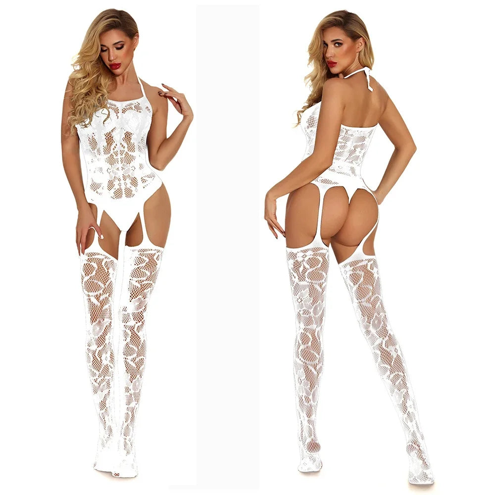 New Sexy Lingerie Bodysuits Erotic Lingerie Open Crotch Body Stockings Bodystocking Sexy Underwear Costumes Bodysuit